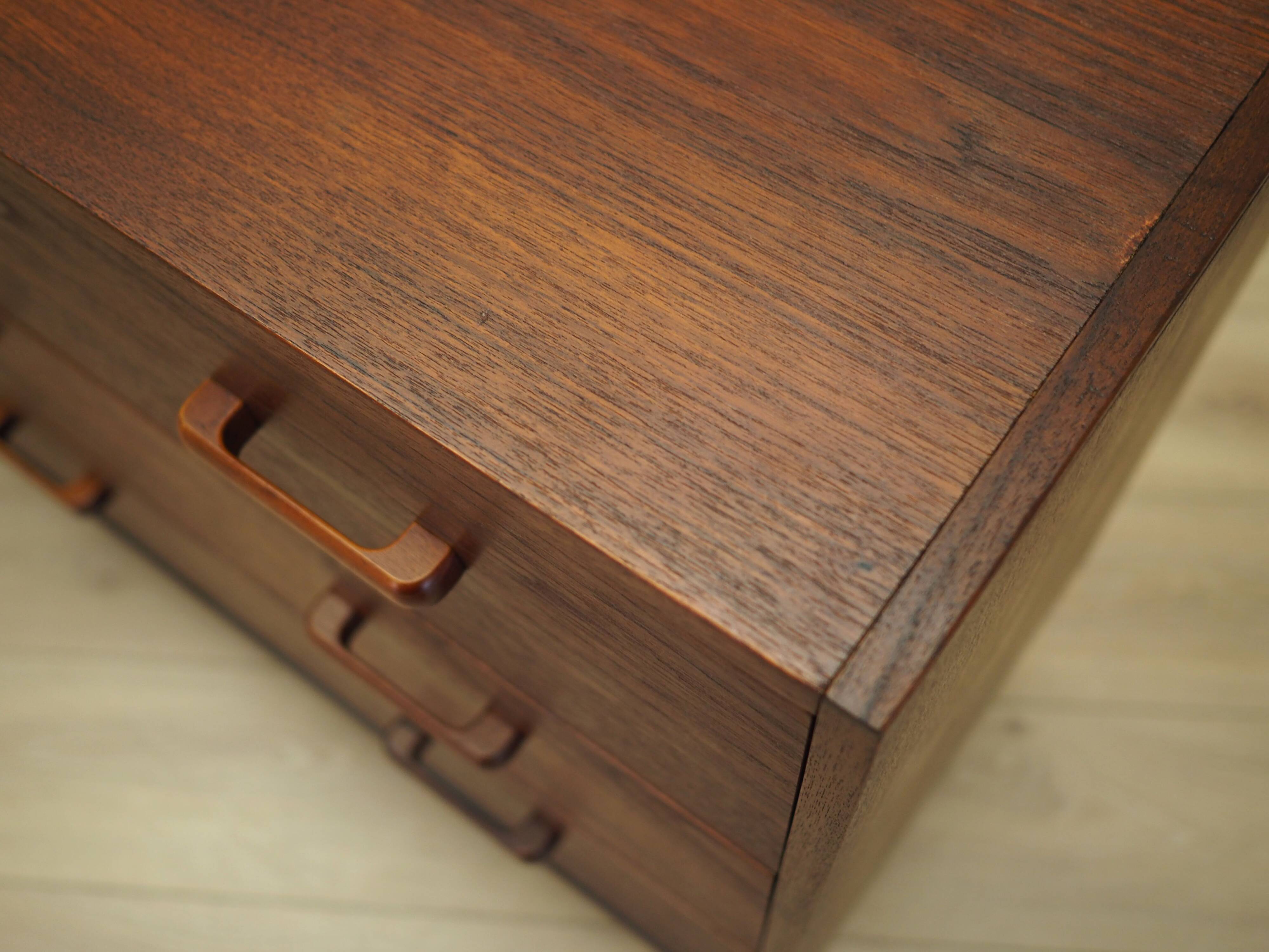 Danish teak chest of drawers, 1970s