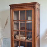 Antique Parisian glass cabinet - bonnet-maker type