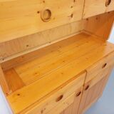 Charlotte Perriand Les Arcs vintage pine storage unit from the 60s 70s