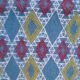 Traditional handmade blue corridor carpet