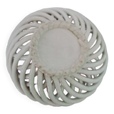 Small basket of ceramic fruit