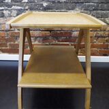 Vintage mobile bar, coffee table with a shelf 1960