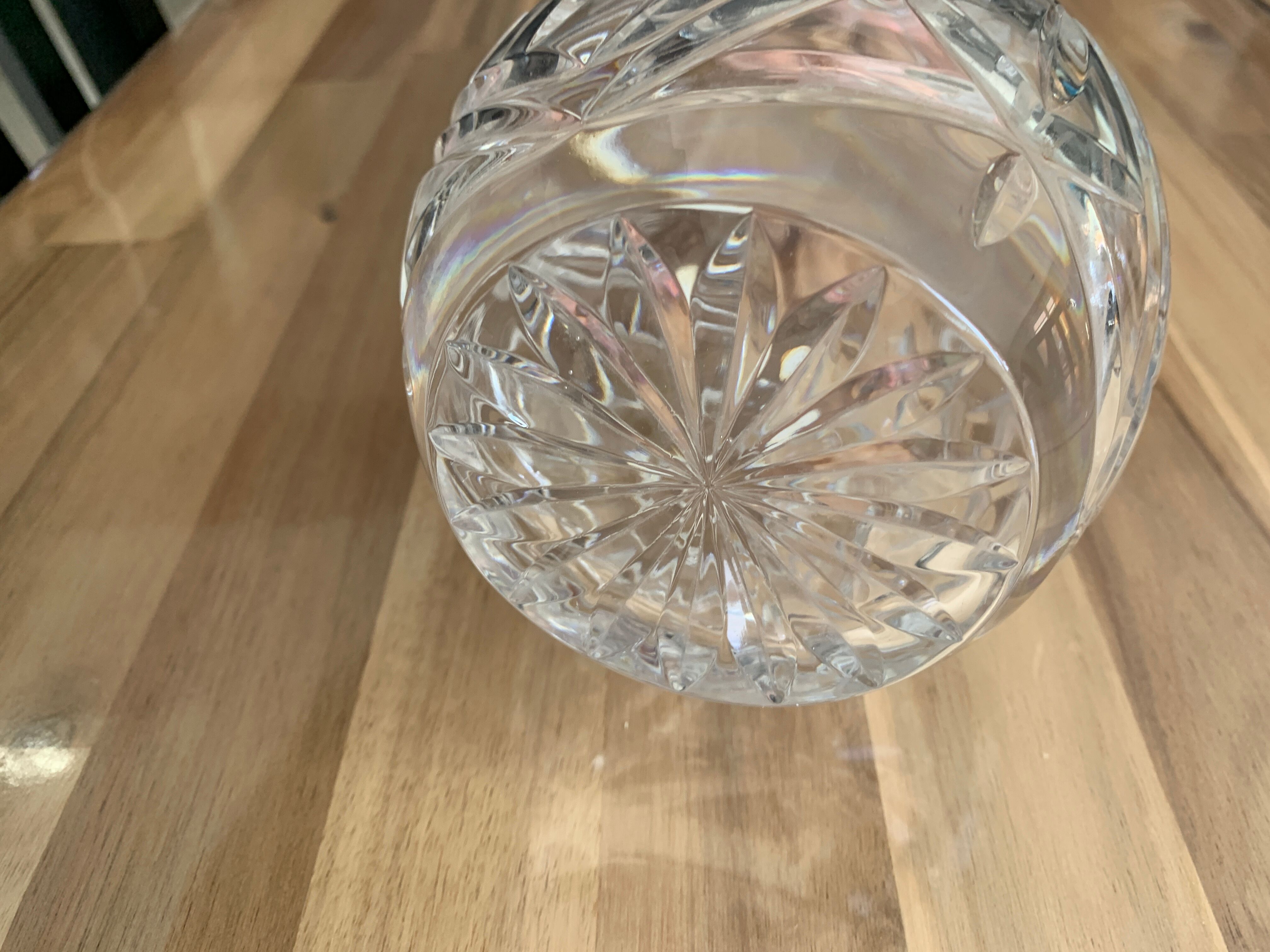 Vintage bohemian crystal decanter