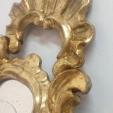 Miroir baroque en bois doré. France, années 1950