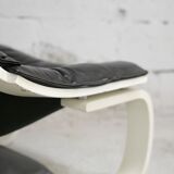 Pair of armchairs and ottomans Nelo Sweden, Sweden, circa 1975