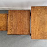 Set of 3 Oak Nesting Tables