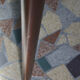 Table extensible vintage pieds compas