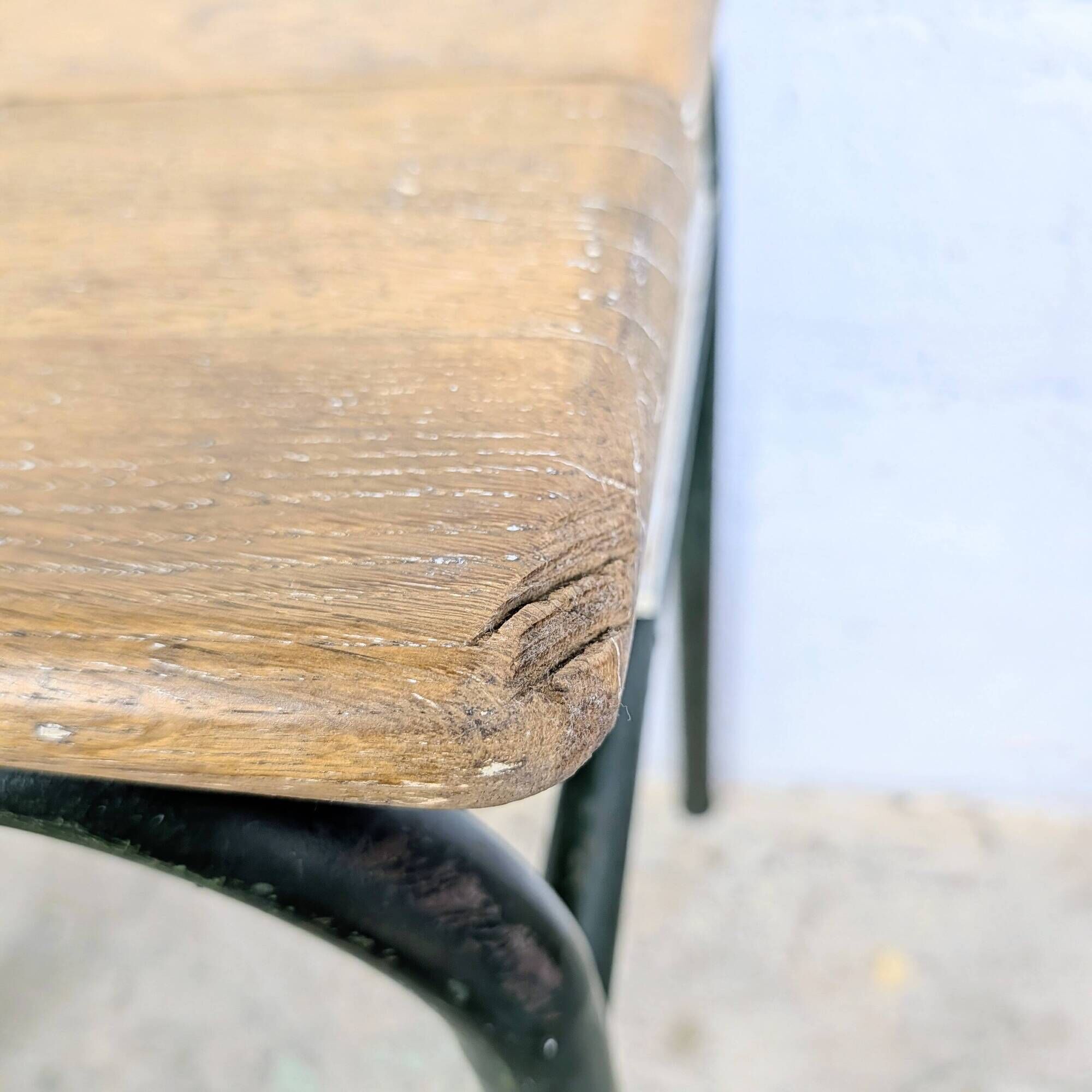 Vintage desk for a large schoolboy.