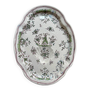 Plat ovale Moustiers
