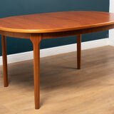 Retro Extending Dining Table & 6 Chairs By Mcintosh of Kirkcaldy