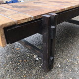 Guarrigue coffee table Roger Capron modernist feet