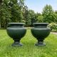 Paire de vases medicis en fonte du XIXème