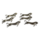 Set of 6 knife holders