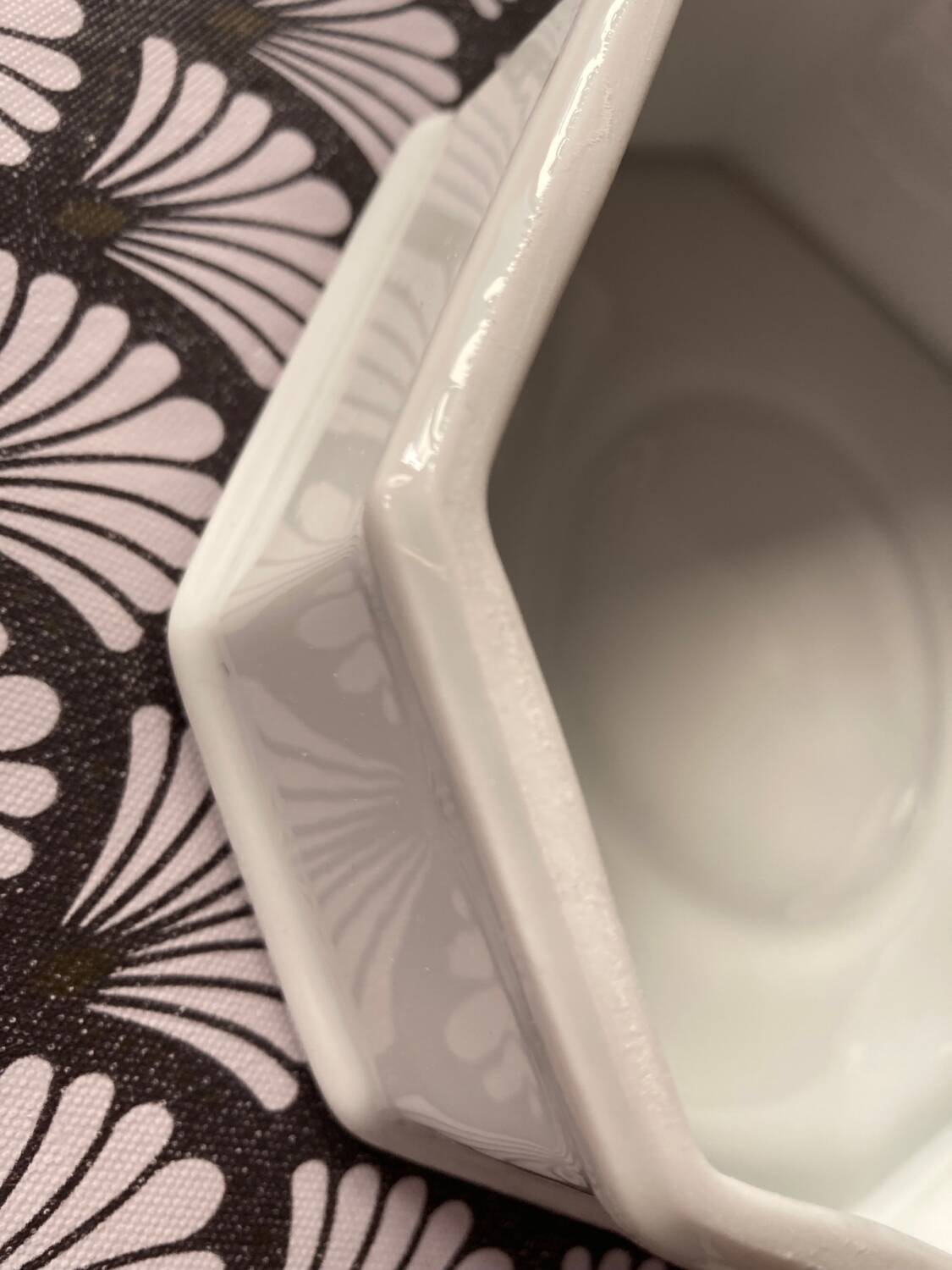 Octagonal Limoges porcelain box