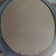 Oval oak mirror