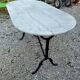Table de bistrot marbre