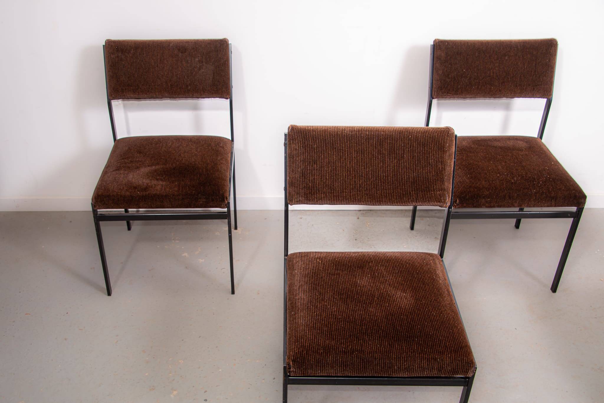 Chaises SM07 conçues par Cees Braakman pour Pastoe. Vers 1970