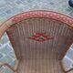 Vintage rattan armchair