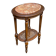 Oval Louis XVI gueridon carved in solid cherry wood with pink marble.