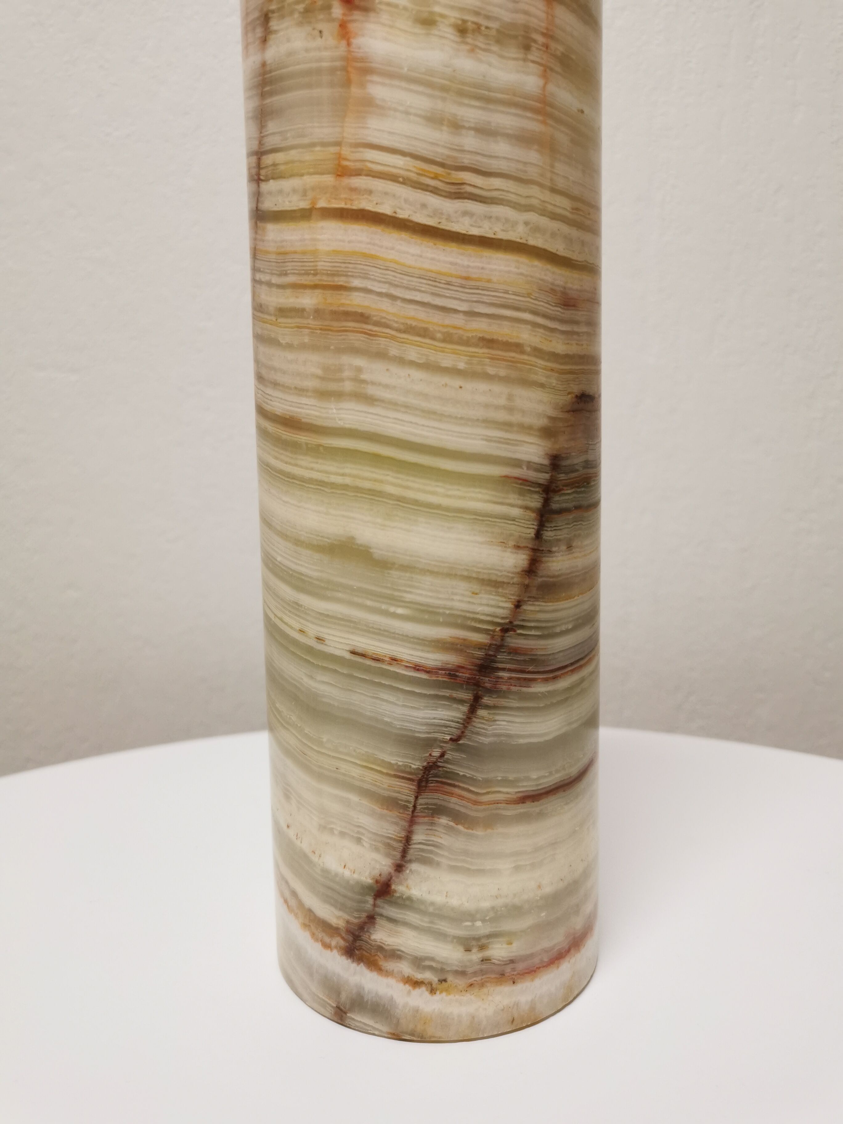 Marble scroll vase, 1970