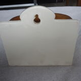 Matchbox in vintage faience