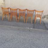Set of 5 bistro chairs