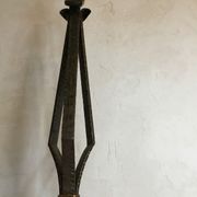 Art Deco wrought iron lamppost circa 1900
