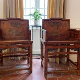 Paire de fauteuils chinois Qing-style