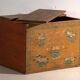 Antique Chinese painted elm wood chest – China, circa 1900