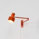 "Skala" orange wall lamp by Jo Hammerborg