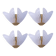 Set of 4 Sorrento, Italian Murano Glass Wall Light, 1970s