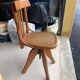 Solid wood notary desk and swivel American chair