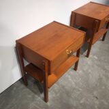Teak bedside tables circa 1960