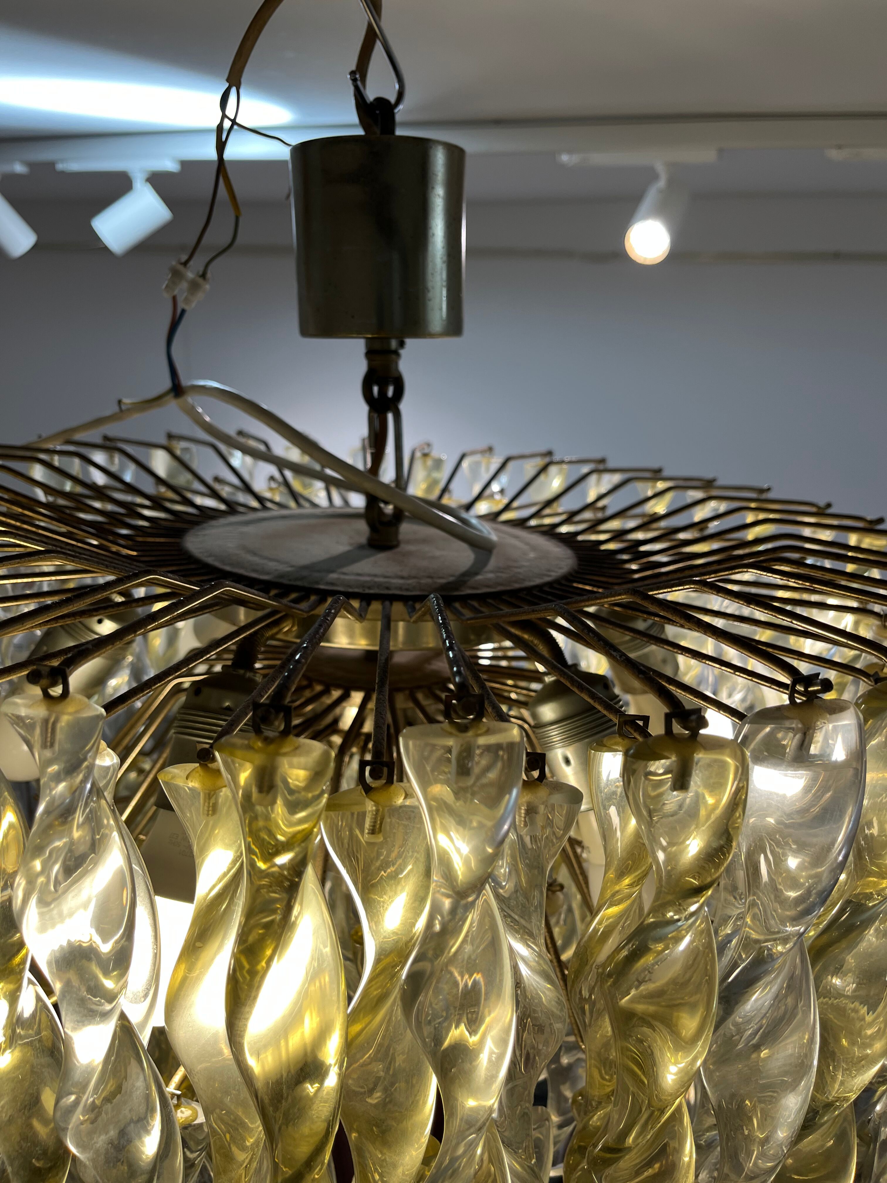 Spiral suspension Murano 1970