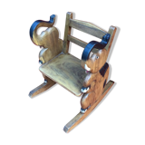 Elephant child rocking chair