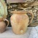 Set of antique terracotta jugs H21 cm
