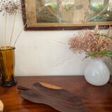 Empty vintage wooden pocket