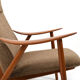 Mid Century Illum Wikkelsø Chaise longue en teck