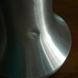 Psychedelic cylindrical lamp with aluminum and glass sequins, "Christel" type, vintage 1970