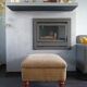 Vintage ottoman from the seventies