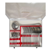 Art Deco silver metal cutlery set