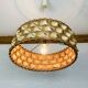 Suspension rotin et feuilles de palme style jungle chic