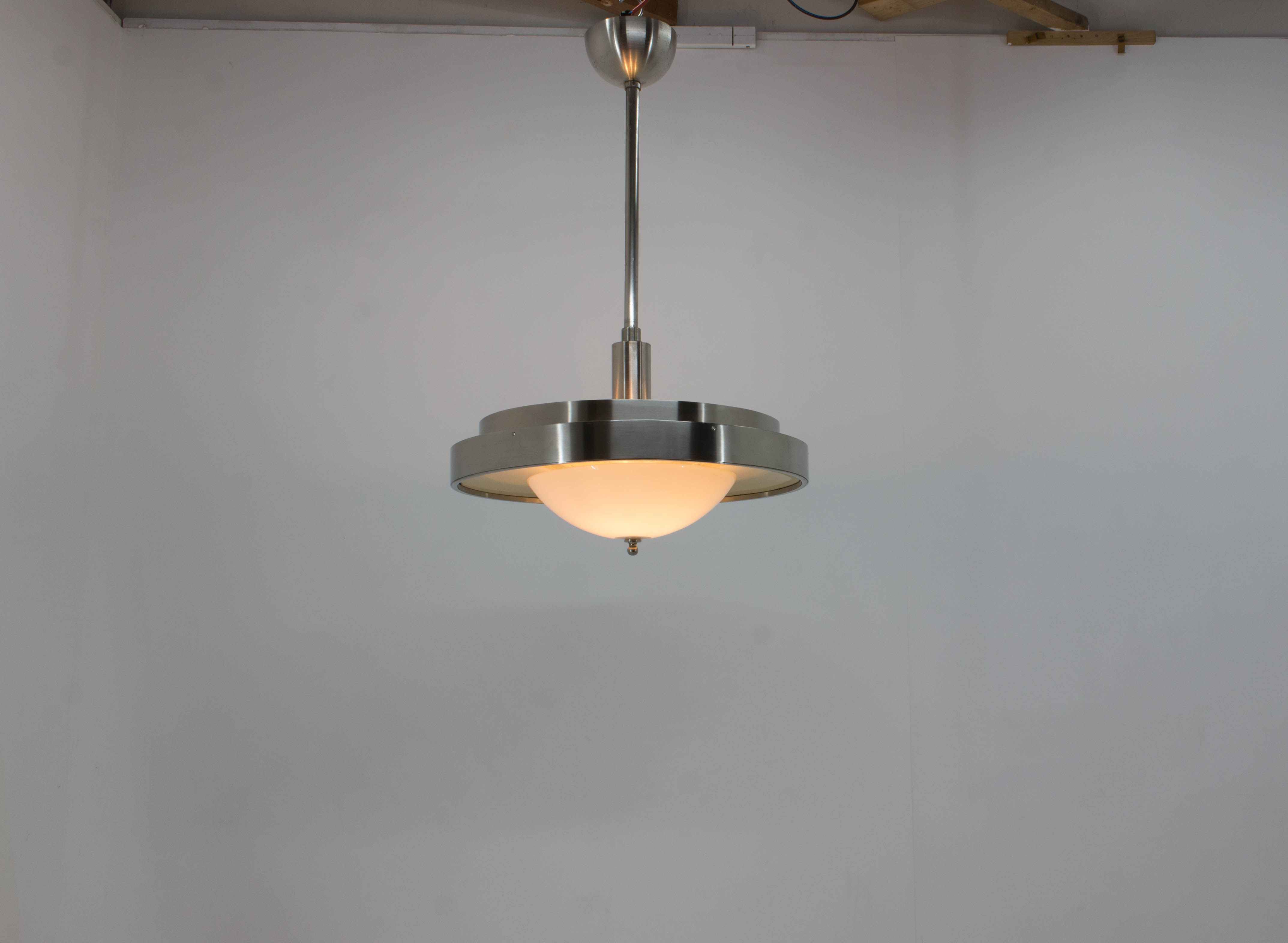 Ultra Rare Large Bauhaus Chandelier by Franta Anyz, 1930s