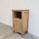 Antique solid wood bedside table – storage furniture