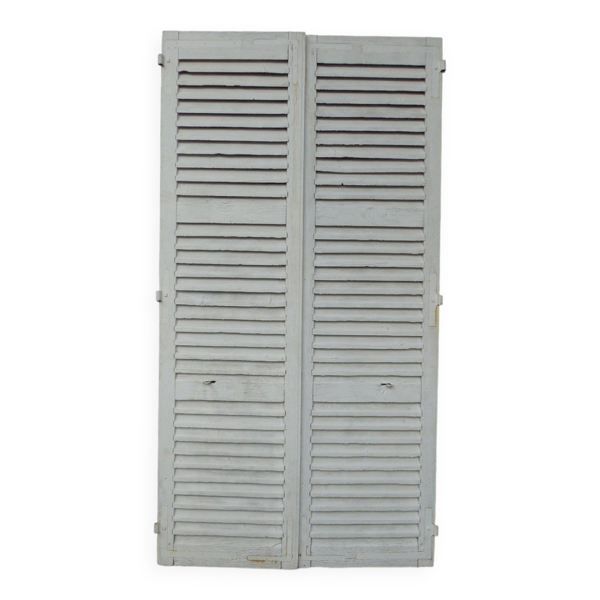 Volets anciens en bois persiennes 2 battants Selency