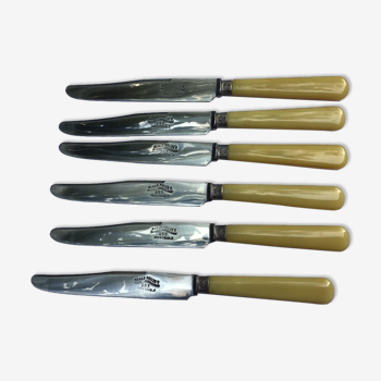 Set of 6 knives in their box