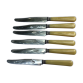Set of 6 knives in their box