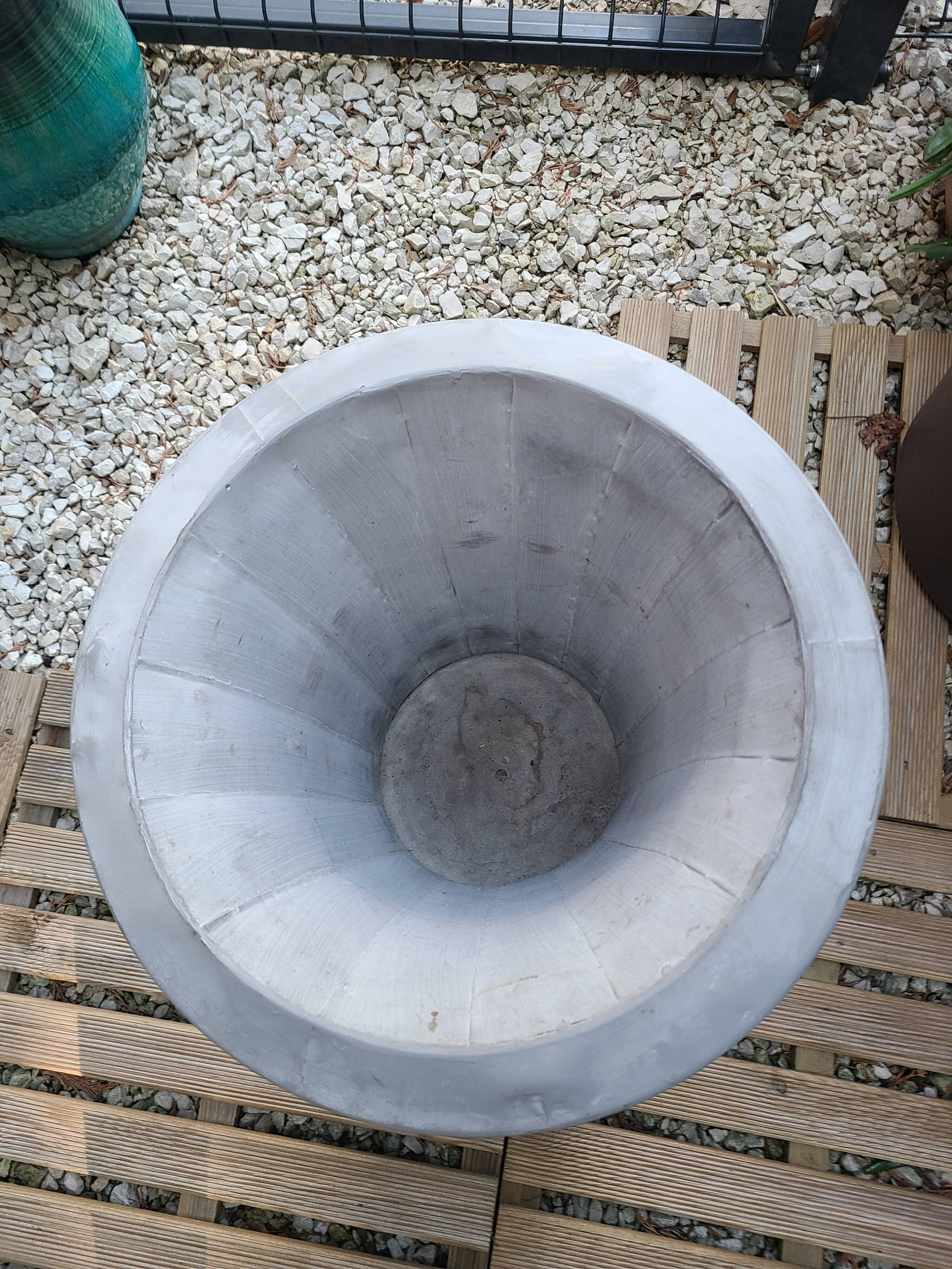 Zinc pot cover