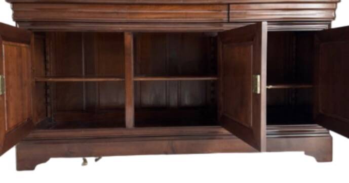 Bibliothèque en bois massif