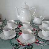 Service à café porcelaine polonaise